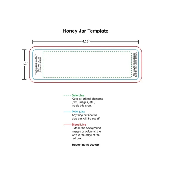 Mini Honey Jar with Custom Full Color Logo... from ASI 89971 Stuff A Mug