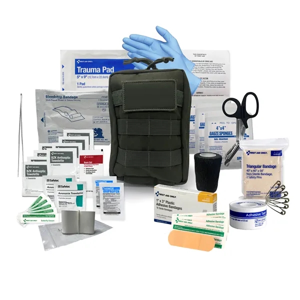 6.5" x 8" x 1" first aid kit with two large... from ASI 84514 Safety Made
