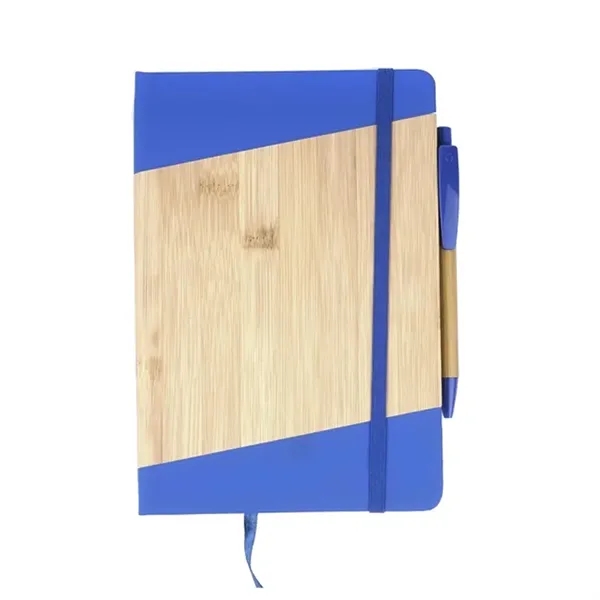 A5 Size Bamboo Look Journal Set with Pen... from ASI 79535 Primetime / Primetime