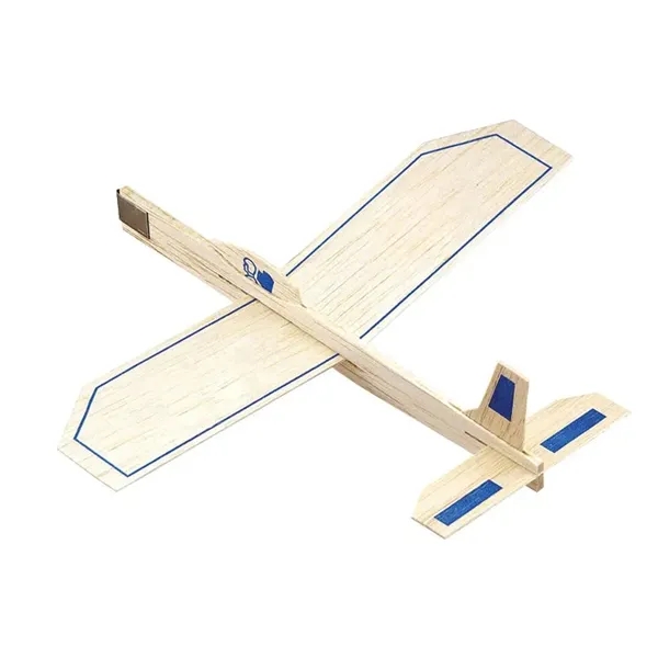 Balsa glider with 9" wingspan packed in a sealed paper bag.... from ASI 58630 Paul K Guillow Inc / Guillow Gliders GuillowGliders