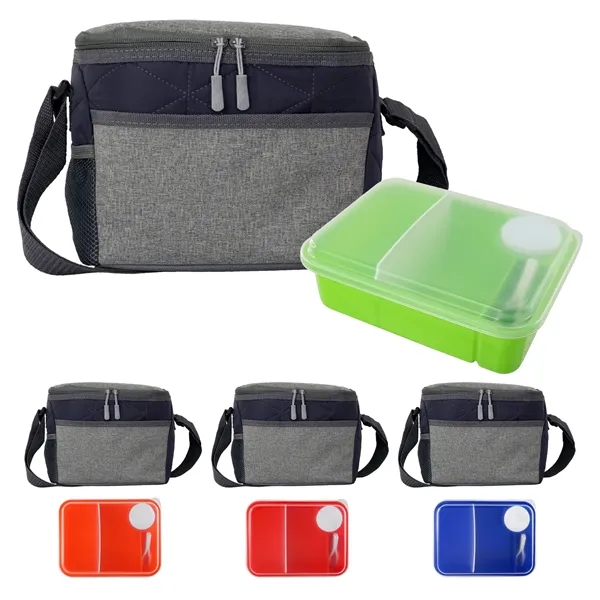 Quilted On The Go Lunch Set... from ASI 30208 A P Specialties / AP Specialties