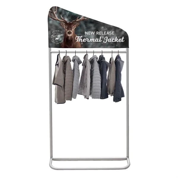 3' x 71" EuroFit apparel incline wall with dye sublimated graphic... from ASI 87188 Showdown Displays