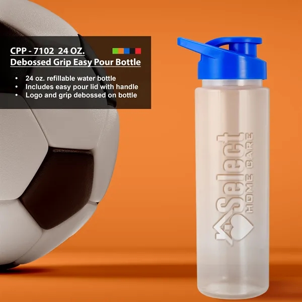 24 OZ. DEBOSSED GRIP EASY POUR BOTTLE... from ASI 30208 A P Specialties / AP Specialties