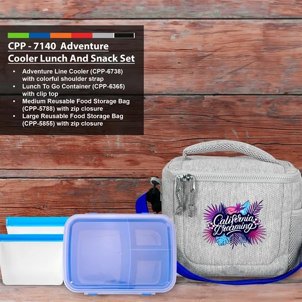 Adventure Cooler Lunch & Snack Set... from ASI 30208 A P Specialties / AP Specialties
