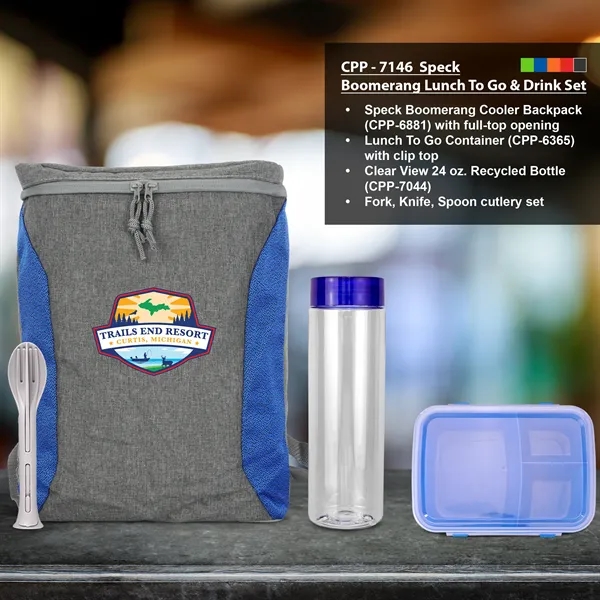 Speck Boomerang Lunch To Go & Drink Set... from ASI 30208 A P Specialties / AP Specialties