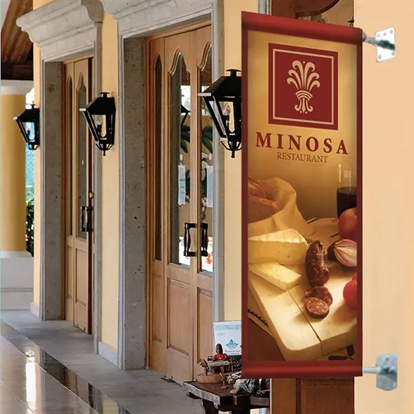 18" vertical wall mount bracket system made of rust-free cast aluminum.... from ASI 87188 Showdown Displays