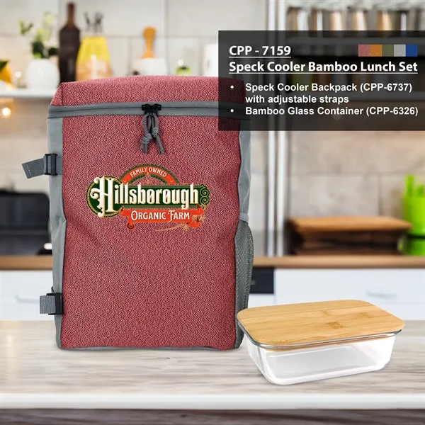 SPECK COOLER BAMBOO LUNCH SET... from ASI 30208 A P Specialties / AP Specialties