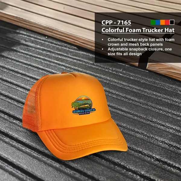 Colorful Foam Trucker Hat... from ASI 30208 A P Specialties / AP Specialties