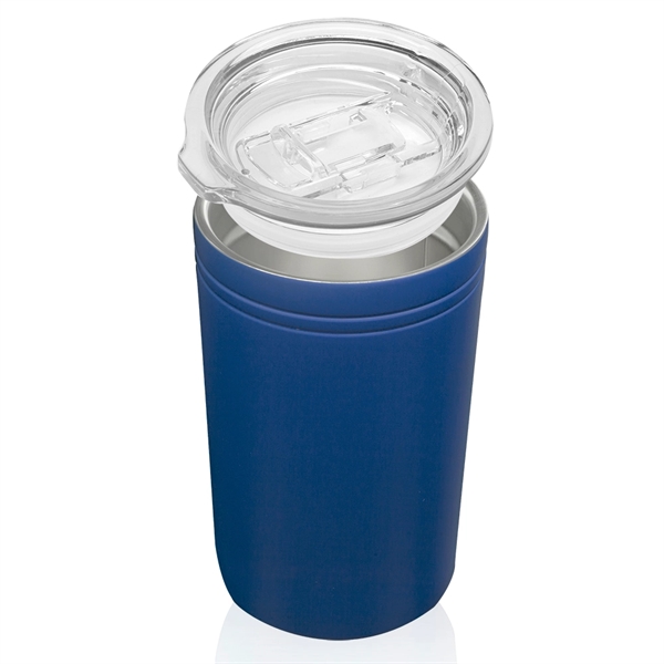 12 oz. stainless steel travel mug with double wall vacuum insulation,... from ASI 39552 BEL Promo