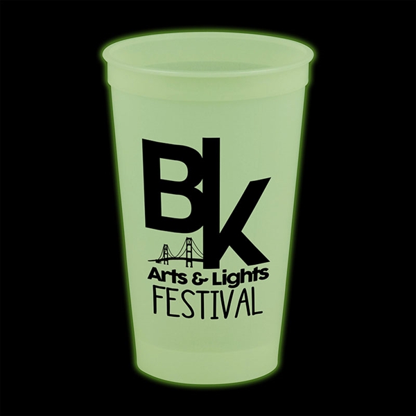 Glow in the dark smooth-sided stadium cup.... from ASI 55990 Garyline / GaryLine®