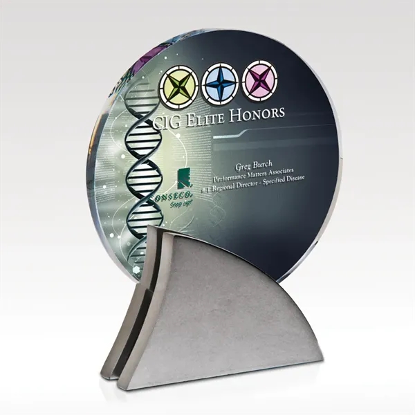 Clear acrylic award with a digital color imprint.... from ASI 93986 Visions/Awardcraft / Visions Awards