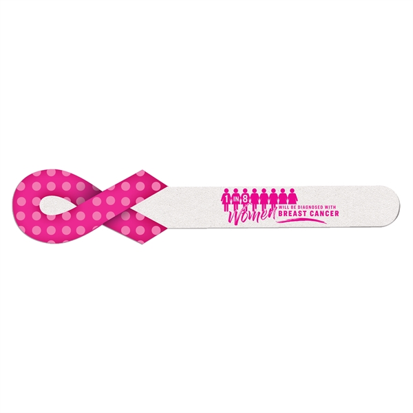 Ribbon Emery Board for Breast Cancer Awareness.... from ASI 34040 Alexander Mfg Co
