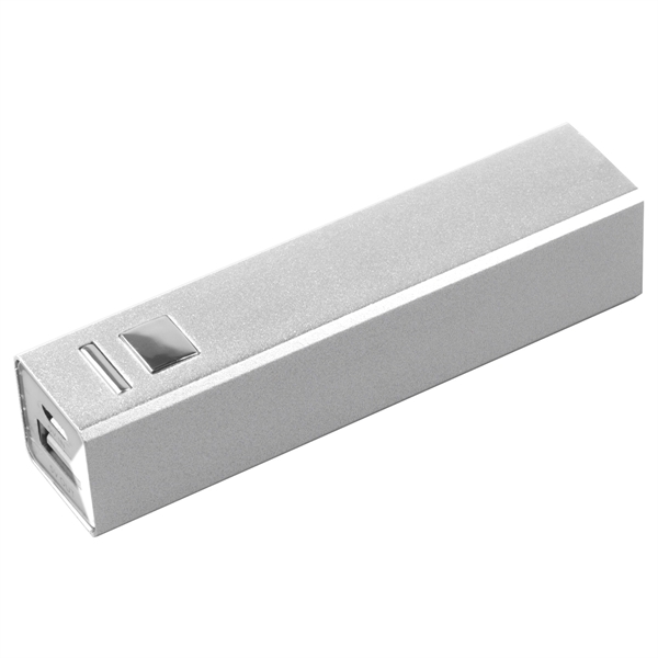 3 11/16" x 13/16" aluminum 2200mAh Powerbank and USB cable. Lithium... from ASI 62660 Innovation Line