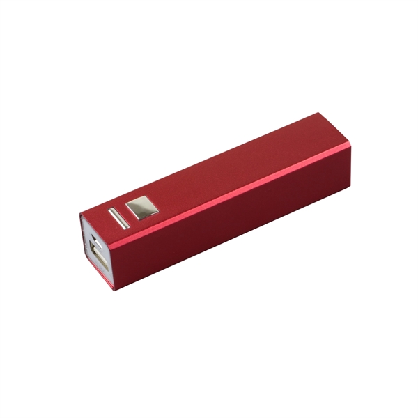 3 11/16" x 13/16" aluminum 2200mAh Powerbank and USB cable. Lithium... from ASI 62660 Innovation Line
