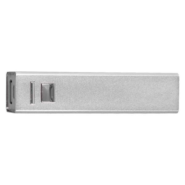 3 11/16" x 13/16" aluminum 2200mAh Powerbank and USB cable. Lithium... from ASI 62660 Innovation Line