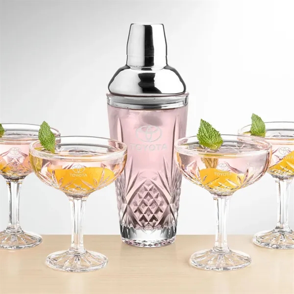 Brinkley Shaker & Cocktail Coupe Set... from ASI 84592 St Regis Group