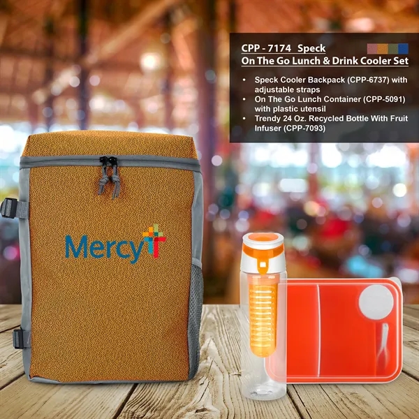 SPECK ON THE GO LUNCH & DRINK COOLER SET... from ASI 30208 A P Specialties / AP Specialties