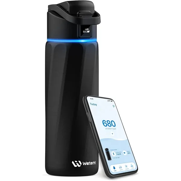 WaterH Smart Water Bottle, 24 oz, with custom laser engraving or... from ASI 72657 Active Life Promo / Active Life