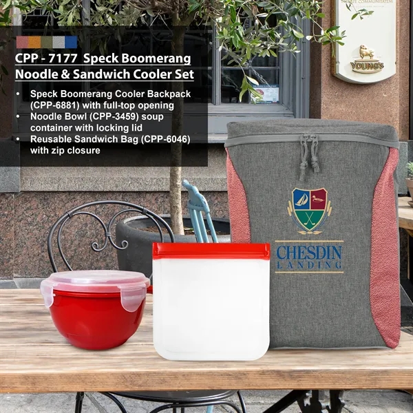 Speck Boomerang Noodle & Sandwich Cooler Set... from ASI 30208 A P Specialties / AP Specialties