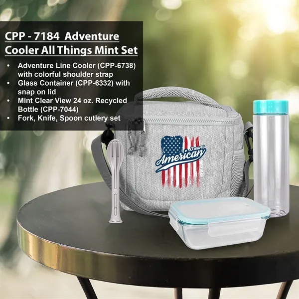 Adventure Cooler All Things Mint Set... from ASI 30208 A P Specialties / AP Specialties