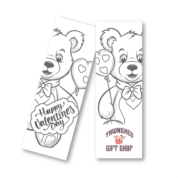 Bookmarks with full color logo printed on one side.... from ASI 56080 Playing Cards On Demand