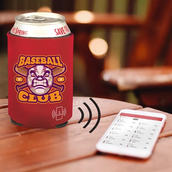 This can cooler has an embedded NFC tag that is programmed... from ASI 79840 The Proinnovative Line / Proinnovative Line