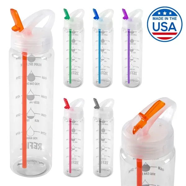 Made in the USA 32 oz. Hydration Mark Water Bottle with... from ASI 31517 Admart Products