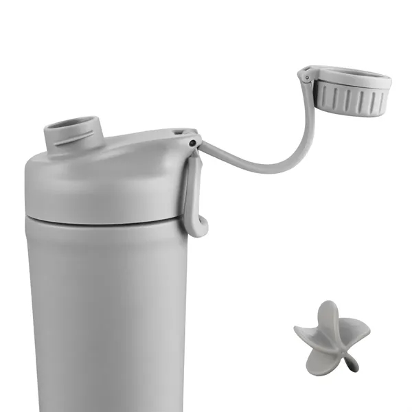 26 oz. double walled, pre-workout shaker bottle, protein shake mixing bottle,... from ASI 57655 STOPNGO Line