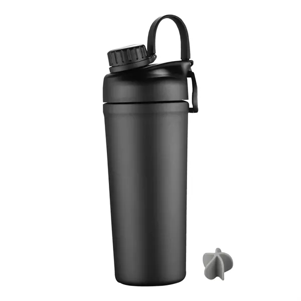 26 oz. double walled, pre-workout shaker bottle, protein shake mixing bottle,... from ASI 57655 STOPNGO Line