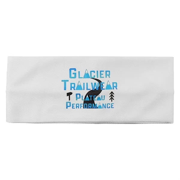 Polyester/spandex headband that measures 3 1/4" x 8" (lying flat) and... from ASI 90160 Suntex Industries