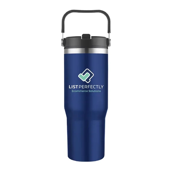 30 oz. Double Wall Stainless Steel Tumbler w/ Carrier... from ASI 39820 Opusline (Benmex)