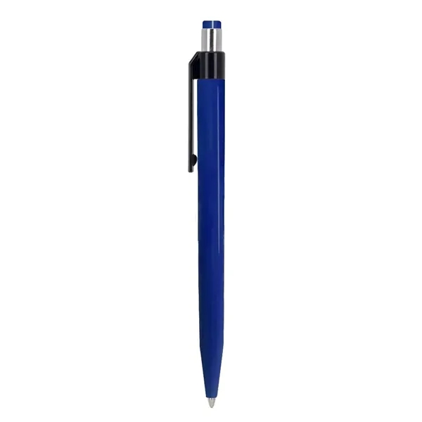 Recycled ABS ballpoint pen with click-action mechanism, black-accented barrel and clip,... from ASI 88060 Snugz/USA Inc
