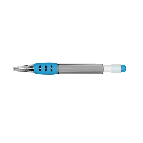 Mini rubber grip mechanical pencil with .07mm lead. Refillable.... from ASI 67675 Liqui-Mark Corp