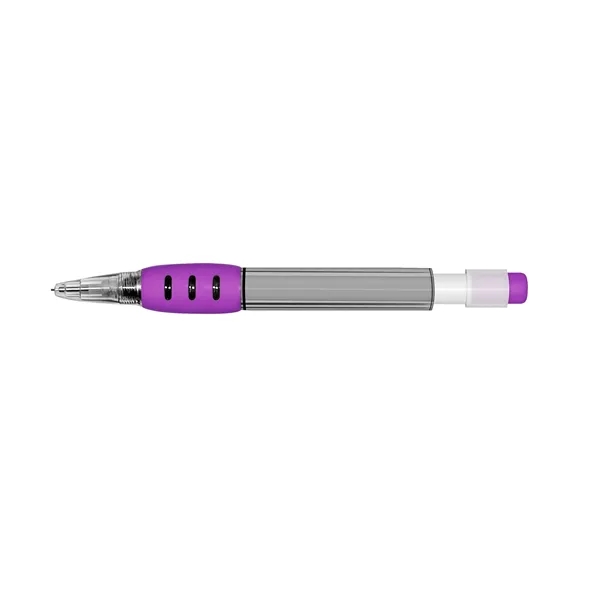 Mini rubber grip mechanical pencil with .07mm lead. Refillable.... from ASI 67675 Liqui-Mark Corp