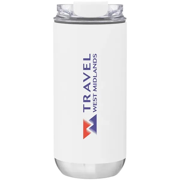 16 oz double wall stainless steel tumbler with vacuum insulation with... from ASI 51197 ETS Express, LLC