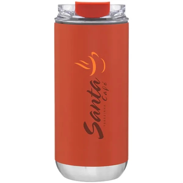 16 oz double wall stainless steel tumbler with vacuum insulation with... from ASI 51197 ETS Express, LLC