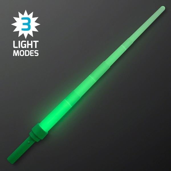 Green Saber Expandable Light Swords; Blank and Imprinted Pricing... from ASI 34194 ALightPromos / Alight Promotional Products