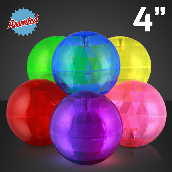 Blank or Imprinted. Assorted Large Light Up Bouncy Ball.... from ASI 34194 ALightPromos / Alight Promotional Products