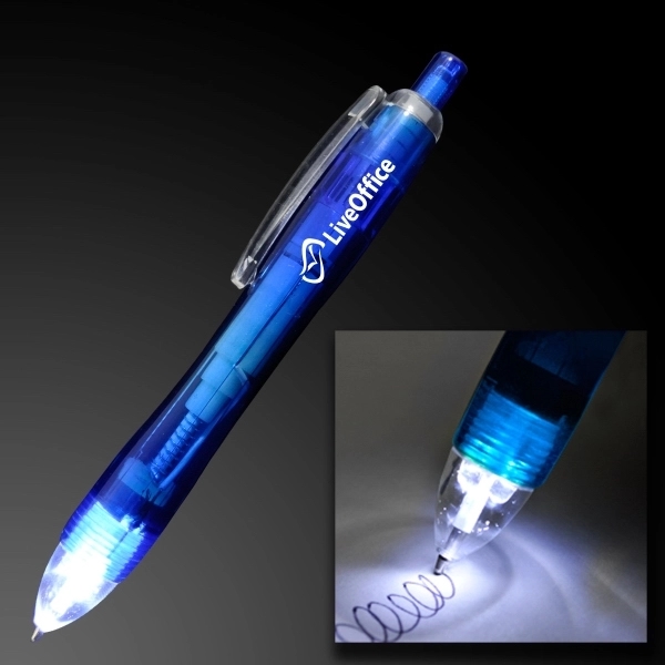 Blank or imprinted. LED Light Tip Pen light tip.... from ASI 34194 ALightPromos / Alight Promotional Products