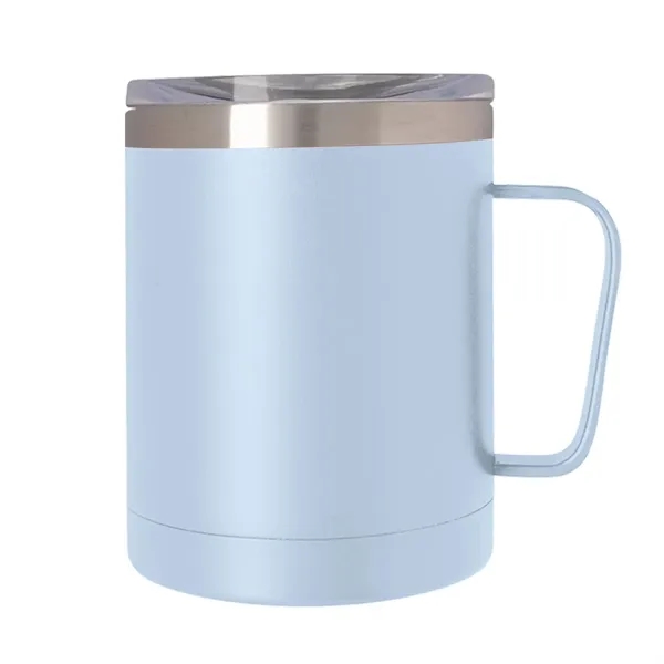 12 oz. double wall stainless steel mug with a powder coated... from ASI 61125 Hit Promotional Products / Hit®