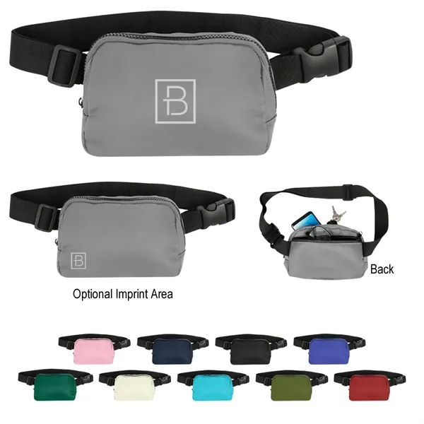 Fanny pack/sling bag with zippered closure and adjustable strap.... from ASI 61125 Hit Promotional Products / Hit®