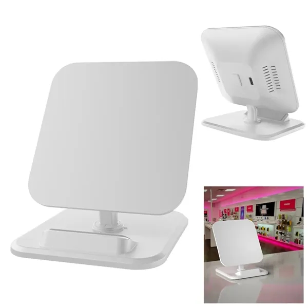 10-watt, square wireless charger and phone stand.... from ASI 61125 Hit Promotional Products / Hit®