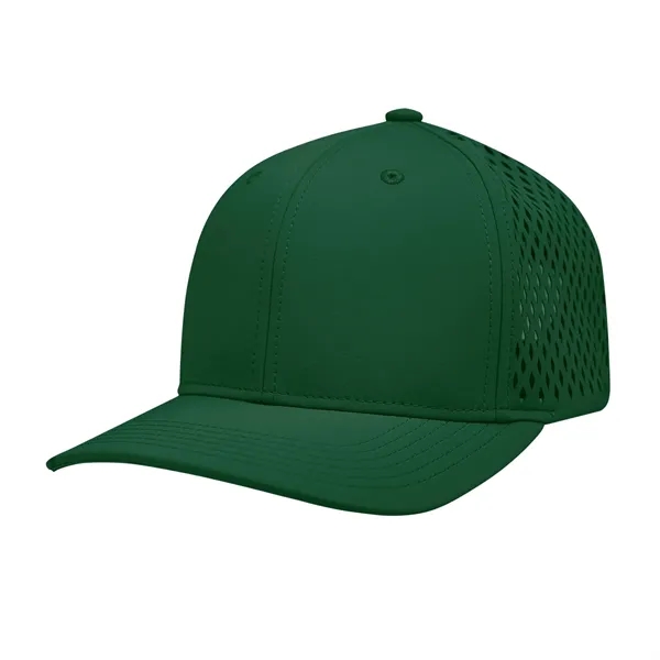 6 panel performance cap with adjustable self-material strap and sliding buckle.... from ASI 61125 Hit Promotional Products / Hit®