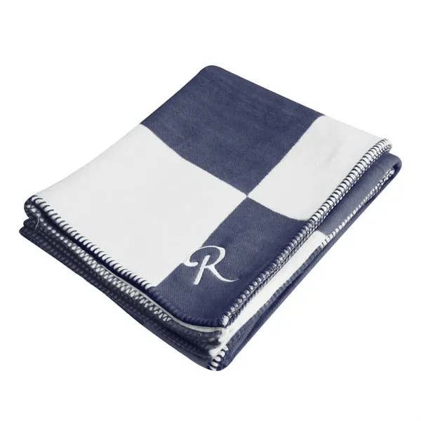 53" x 67" throw blanket made of 100% acrylic with whipstitch.... from ASI 61125 Hit Promotional Products / Hit®