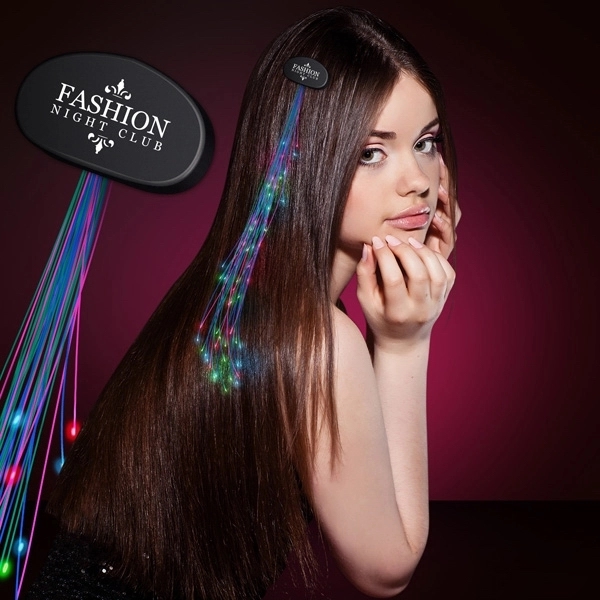 Blank or imprinted. light hair sparkle clip extensions .... from ASI 34194 ALightPromos / Alight Promotional Products