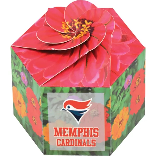 Pop up flower or herb starter kit with a container, soil... from ASI 54100 Fields Manufacturing Inc / Fields