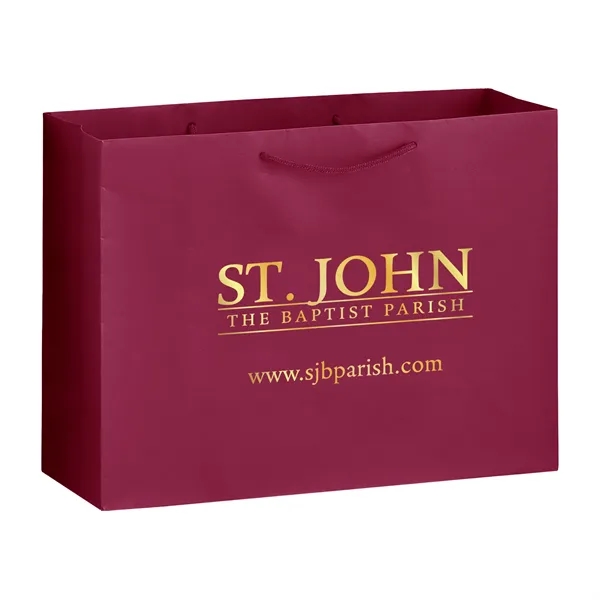 16" x 6" x 12" glossy laminated Euro-style tote bag with... from ASI 35290 American Ad Bag Co