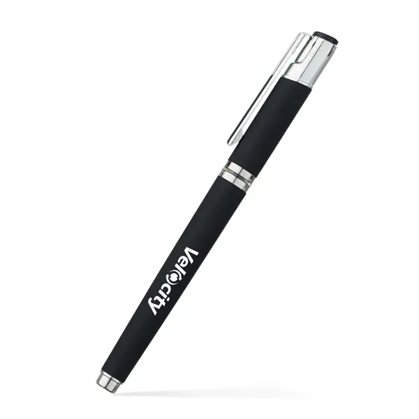 Satin-touch gel pen with removable cap.... from ASI 90859 Tempo Industries Inc / Tempoline