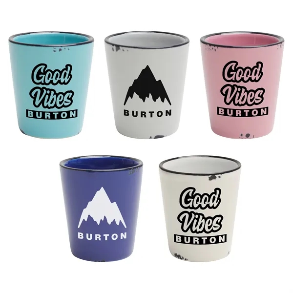 2 oz. Stoneware shot glass.... from ASI 44900 NC Custom (CI/Lanco) / Lanco