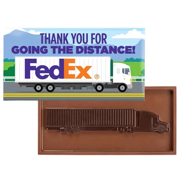 Two Tone 3 oz. Chocolate Bar... from ASI 44900 NC Custom (CI/Lanco) / Chocolate Inn